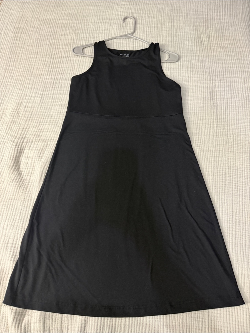 Eddie Bauer Black Sleeveless A-Line Dress